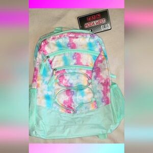 Moda West Backpack for school / hiking Tie Dye 3 pockets